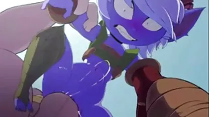 Багатогранна молода пара трахається в природі